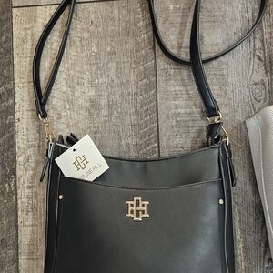 CAROLINE HILL Black Bethany Crossbody Bag